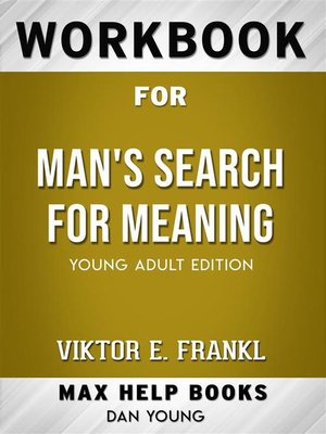 cover image of Workbook for Man's Search for Meaning--Young Adult Edition by Viktor E. Frankl